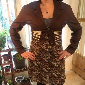 Vintage Brooks & Dunn Crop Cowgirl Jacket Western